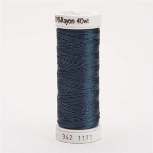 Sulky 40 wt 250 Yard Rayon Thread - 942-1171 - Weathered Blue