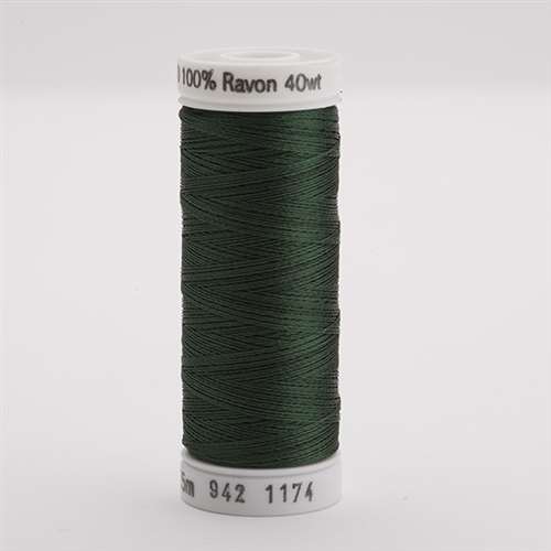 Sulky 40 wt 250 Yard Rayon Thread - 942-1174 - Dk Pine Green