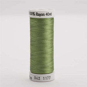 Sulky 40 wt 250 Yard Rayon Thread - 942-1177 - 40wt Avocado