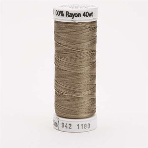 Sulky 40 wt 250 Yard Rayon Thread - 942-1180 - Med Taupe