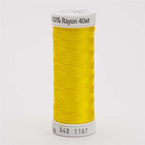 Sulky 40 wt 250 Yard Rayon Thread - 942-1187 - Mimosa Yellow