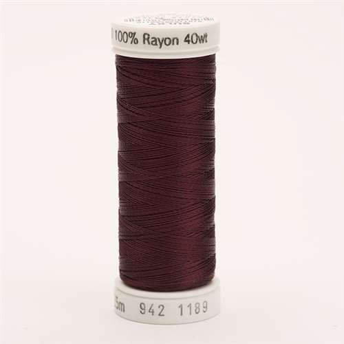 Sulky 40 wt 250 Yard Rayon Thread - 942-1189 - Dk Chestnut