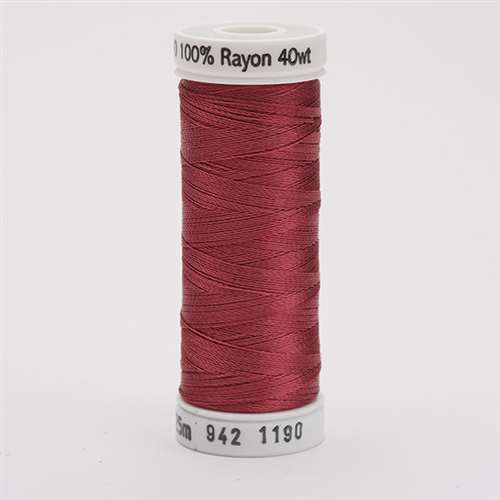 Sulky 40 wt 250 Yard Rayon Thread - 942-1190 - Med. Burgundy