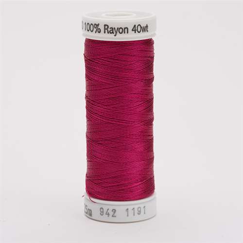 Sulky 40 wt 250 Yard Rayon Thread - 942-1191 - Dark Rose