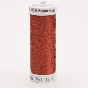 Sulky 40 wt 250 Yard Rayon Thread - 942-1216 - Med Maple