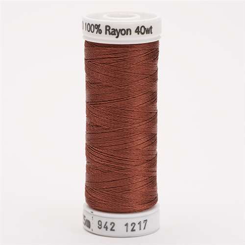 Sulky 40 wt 250 Yard Rayon Thread - 942-1217 - Chestnut