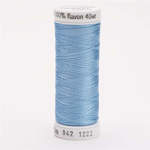 Sulky 40 wt 250 Yard Rayon Thread - 942-1222 - Lt Baby Blue