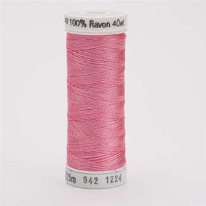 Sulky 40 wt 250 Yard Rayon Thread - 942-1224 - Bright Pink