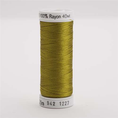 Sulky 40 wt 250 Yard Rayon Thread - 942-1227 - Gold Green