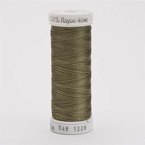 Sulky 40 wt 250 Yard Rayon Thread - 942-1228 - Drab Green