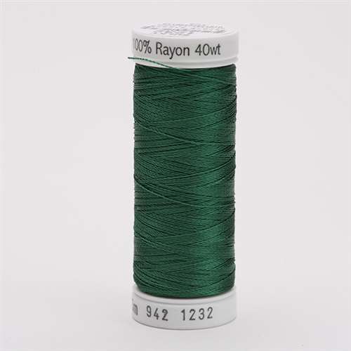 Sulky 40 wt 250 Yard Rayon Thread - 942-1232 - Classic Green