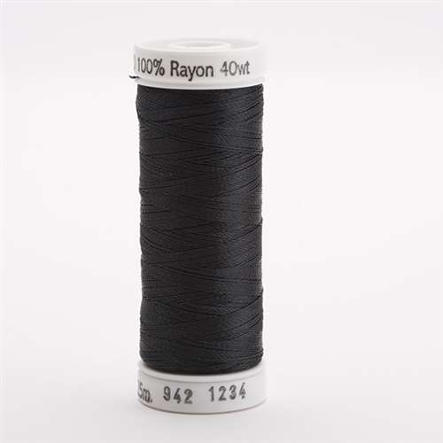 Sulky 40 wt 250 Yard Rayon Thread - 942-1234 - Almost Black