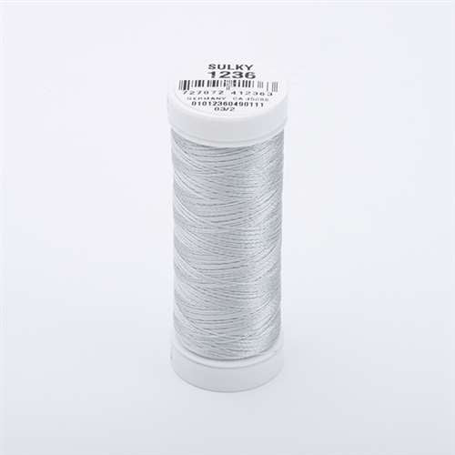 Sulky 40 wt 250 Yard Rayon Thread - 942-1236 - Light Silver