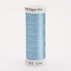 Sulky 40 wt 250 Yard Rayon Thread - 942-1248 - Med Pastel Blue
