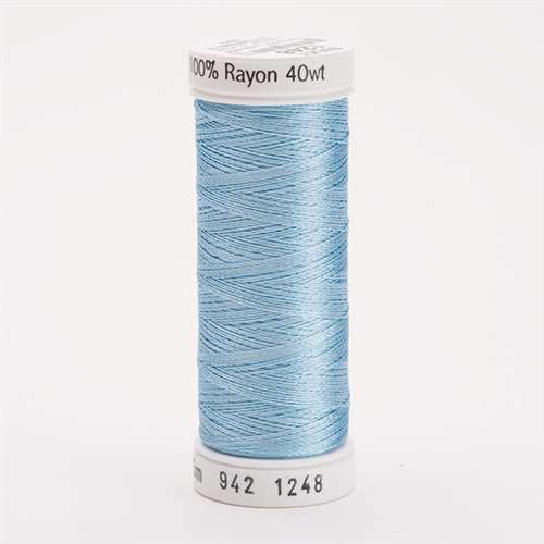 Sulky 40 wt 250 Yard Rayon Thread - 942-1248 - Med Pastel Blue