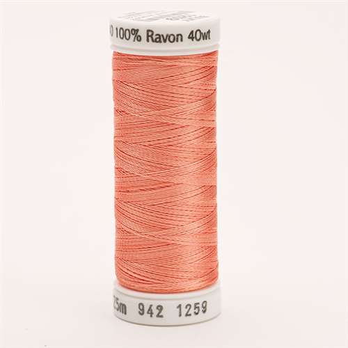 Sulky 40 wt 250 Yard Rayon Thread - 942-1259 - Salmon Peach