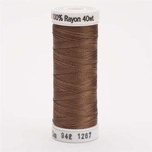 Sulky 40 wt 250 Yard Rayon Thread - 942-1267 - Mink Brown