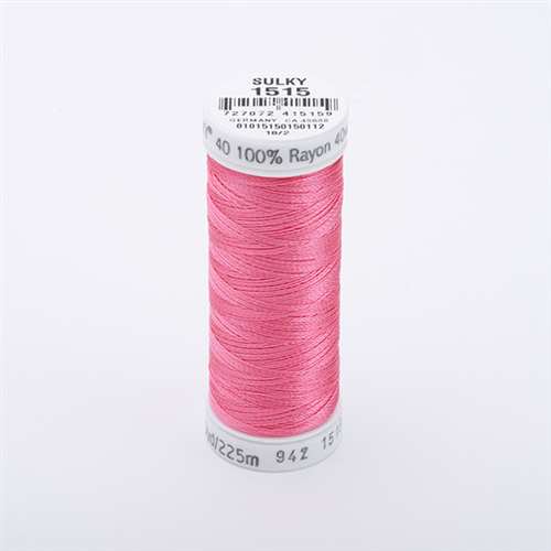 Sulky 40 wt 250 Yard Rayon Thread - 942-1515 - Rosebud