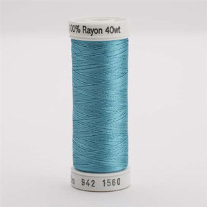 Sulky 40 wt 250 Yard Rayon Thread - 942-1560 - Marine Aqua
