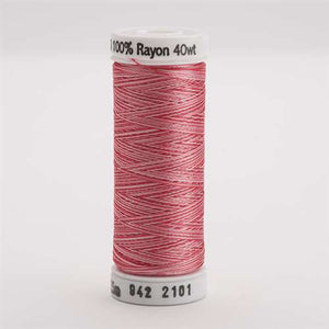 Sulky 40 wt 250 Yard Rayon Thread - 942-2101 - Pinks Var.