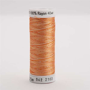 Sulky 40 wt 250 Yard Rayon Thread - 942-2103 - Oranges Var.