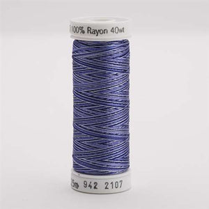 Sulky 40 wt 250 Yard Rayon Thread - 942-2107 - Navy Blue Var
