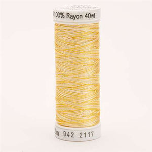 Sulky 40 wt 250 Yard Rayon Thread - 942-2117 - Yellows Var.