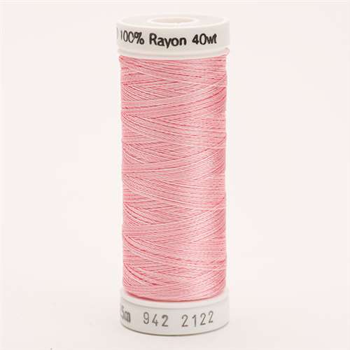 Sulky 40 wt 250 Yard Rayon Thread - 942-2122 - Baby Pink Var