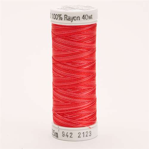 Sulky 40 wt 250 Yard Rayon Thread - 942-2123 - Reds Var.