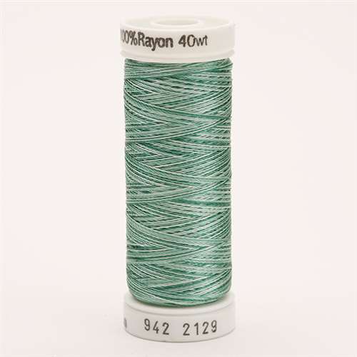 Sulky 40 wt 250 Yard Rayon Thread - 942-2129 - French Greens Var