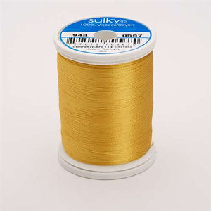 Sulky 40 wt 850 Yard Rayon Thread - 943-0567 - Butterfly Gold