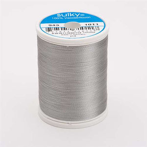 Sulky 40 wt 850 Yard Rayon Thread - 943-1011 - Steel Grey