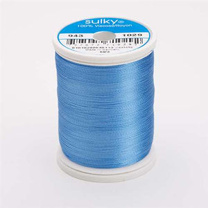 Sulky 40 wt 850 Yard Rayon Thread - 943-1029 - Medium Blue