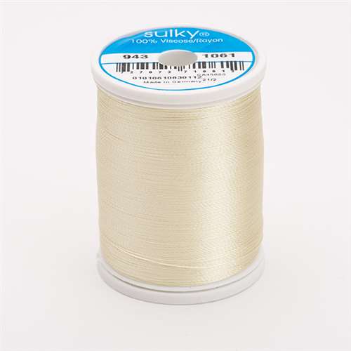 Sulky 40 wt 850 Yard Rayon Thread - 943-1061 - Pale Yellow