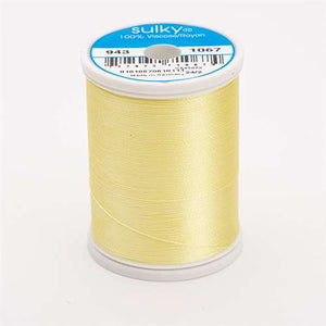 Sulky 40 wt 850 Yard Rayon Thread - 943-1067 - Lemon Yellow