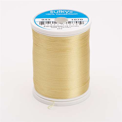 Sulky 40 wt 850 Yard Rayon Thread - 943-1070 - Gold