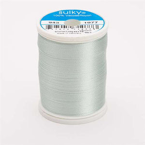 Sulky 40 wt 850 Yard Rayon Thread - 943-1077 - Jade Tint