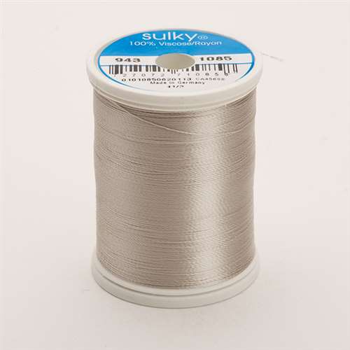 Sulky 40 wt 850 Yard Rayon Thread - 943-1085 - Silver