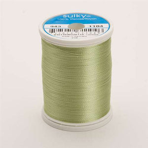 Sulky 40 wt 850 Yard Rayon Thread - 943-1104 - Pastel Yellow/green