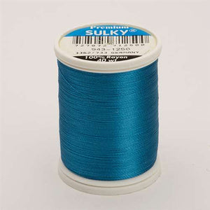 Sulky 40 wt 850 Yard Rayon Thread - 943-1250 - Duck Wing Blue