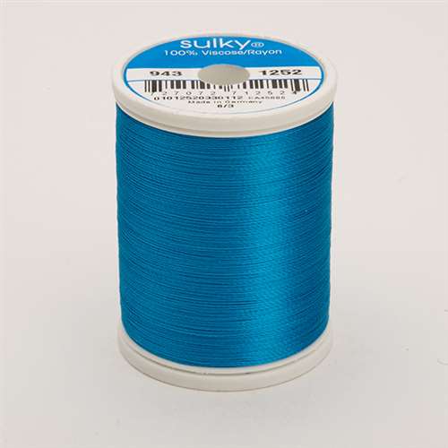 850 Florida Thread Sulky 40 wt 850 Yard Rayon Thread - 943-1252 - Bright Peacock ...