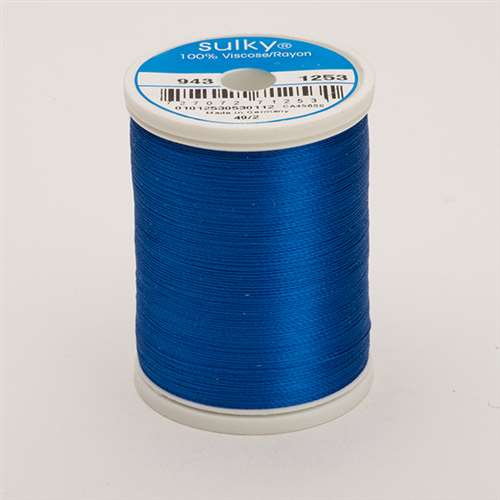 Sulky 40 wt 850 Yard Rayon Thread - 943-1253 - Dk Sapphire