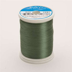 Sulky 40 wt 850 Yard Rayon Thread - 943-1287 - French Green