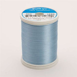Sulky 40 wt 850 Yard Rayon Thread - 943-1289 - Ice Blue