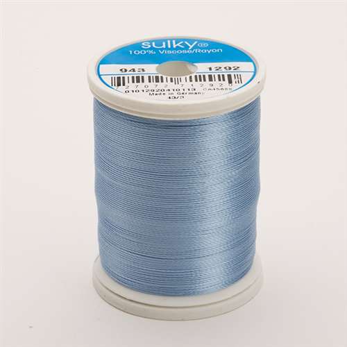 Sulky 40 wt 850 Yard Rayon Thread - 943-1292 - Heron Blue