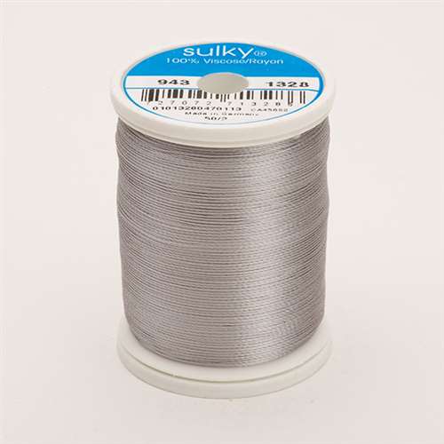 Sulky 40 wt 850 Yard Rayon Thread - 943-1328 - Nickel Gray