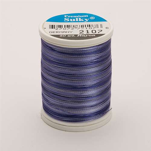 Sulky 40 wt 850 Yard Rayon Thread - 943-2107 - Navy Blue Var