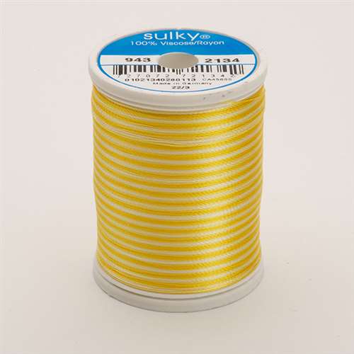 Sulky 40 wt 850 Yard Rayon Thread - 943-2134 - Golden Yellows Var