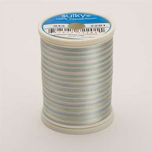 Sulky 40 wt 850 Yard Rayon Thread - 943-2201 - Baby Bl/Pink/Mint