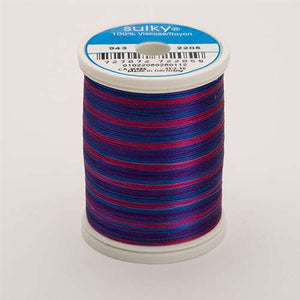 Sulky 40 wt 850 Yard Rayon Thread - 943-2205 - Blue/Fuchsia/Purple
